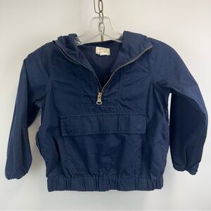 Crewcuts Navy Pullover Quarter Zip‎ Jacket Boys Sz. 4/5